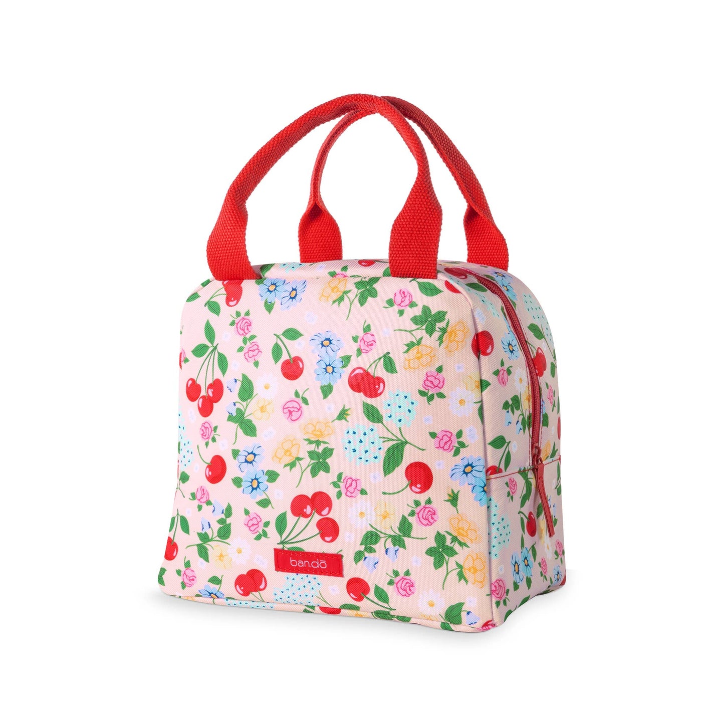 Flowers and Fruit Lunch Tote