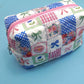 Bow Quilt Makeup Bag