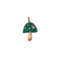 Bejeweled Mushroom Charm