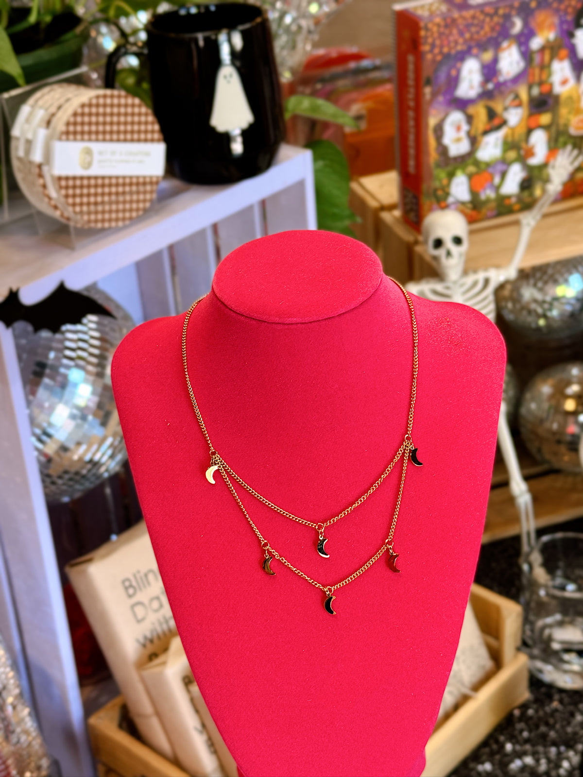 Double Eclipse Necklace