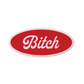 Bitch Diner Name Tag Sticker