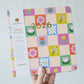 2026 Floral Checks Hardcover Planner