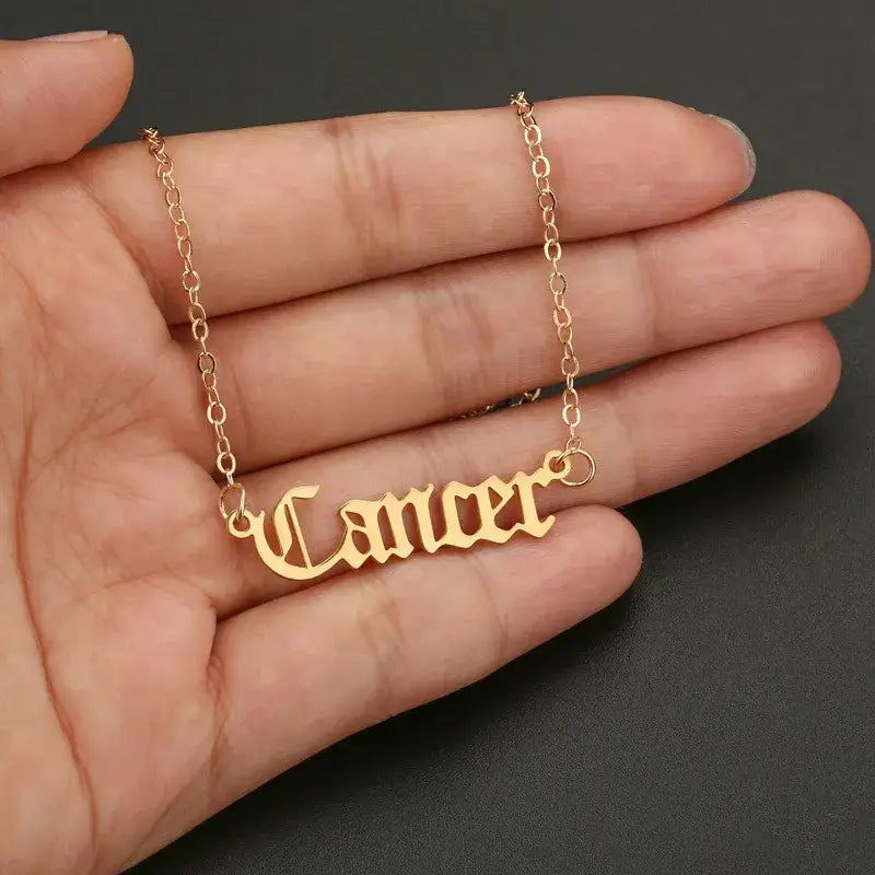 Star Sign Zodiac Necklace