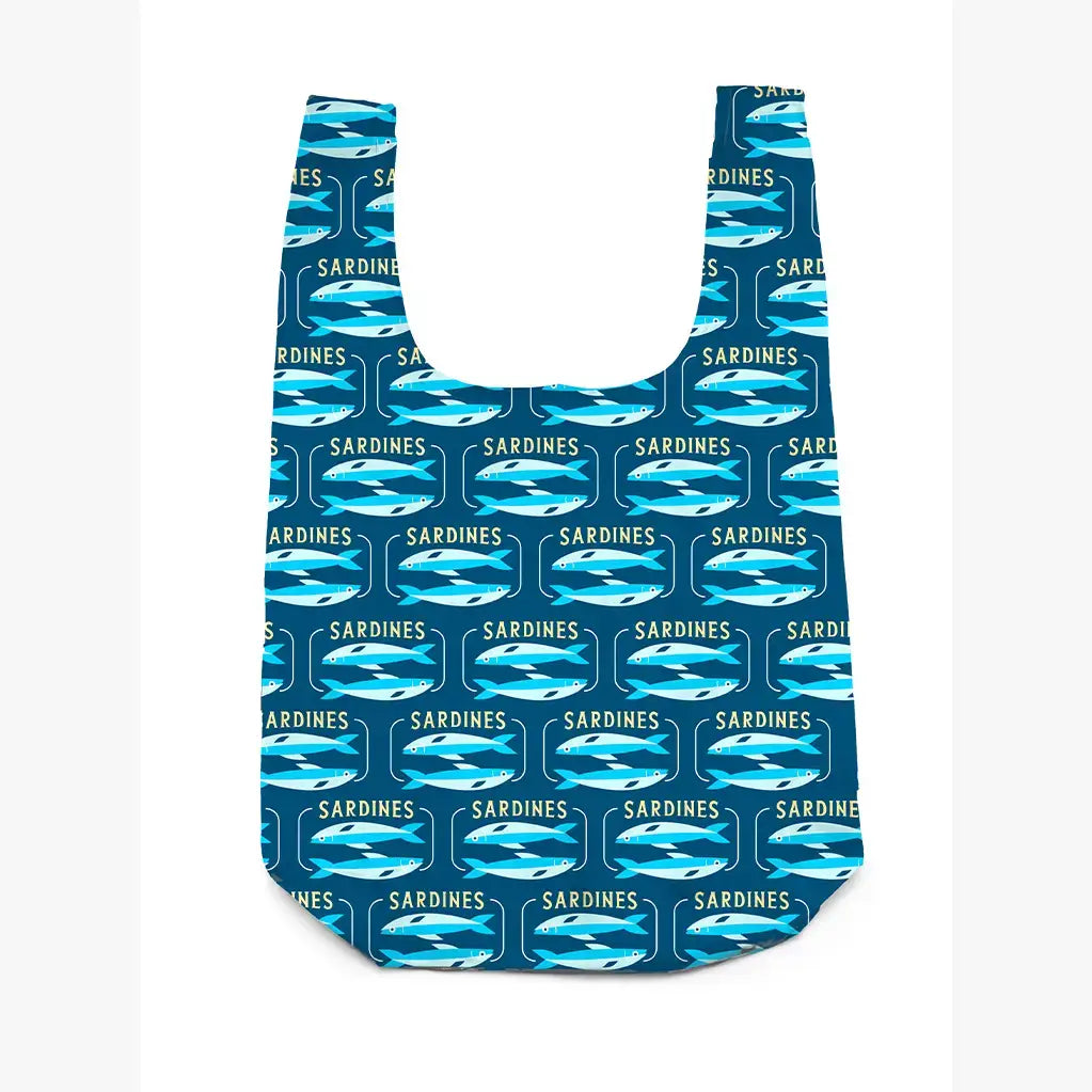 Sardine Tin Bag Charm (Reusable Shopping Bag Inside)