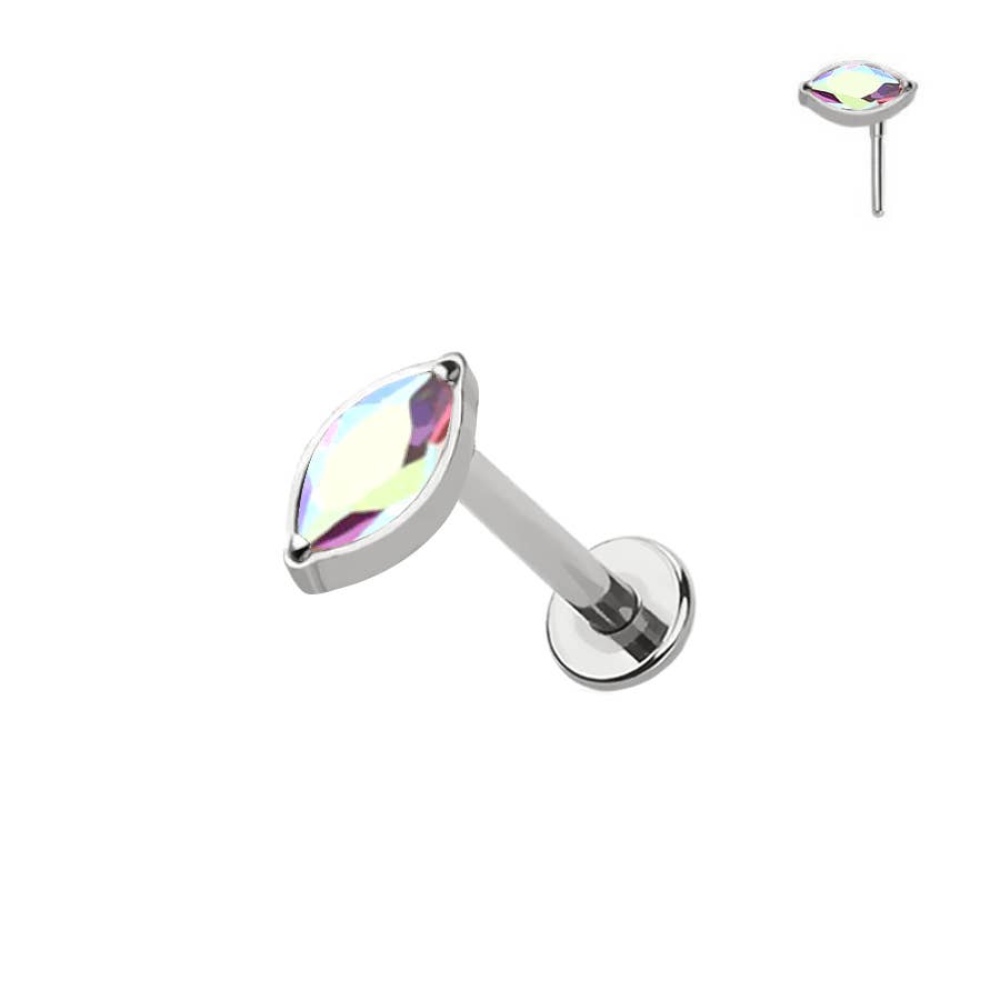 Marquis Push Pin Flat-Back Stud