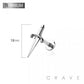 Dagger Flat-Back Stud