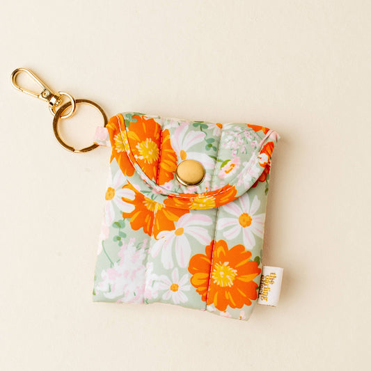 Puffy Earbud Case - Bouquet Beauty