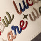 "How Lucky Are We?" Embroidered Hat