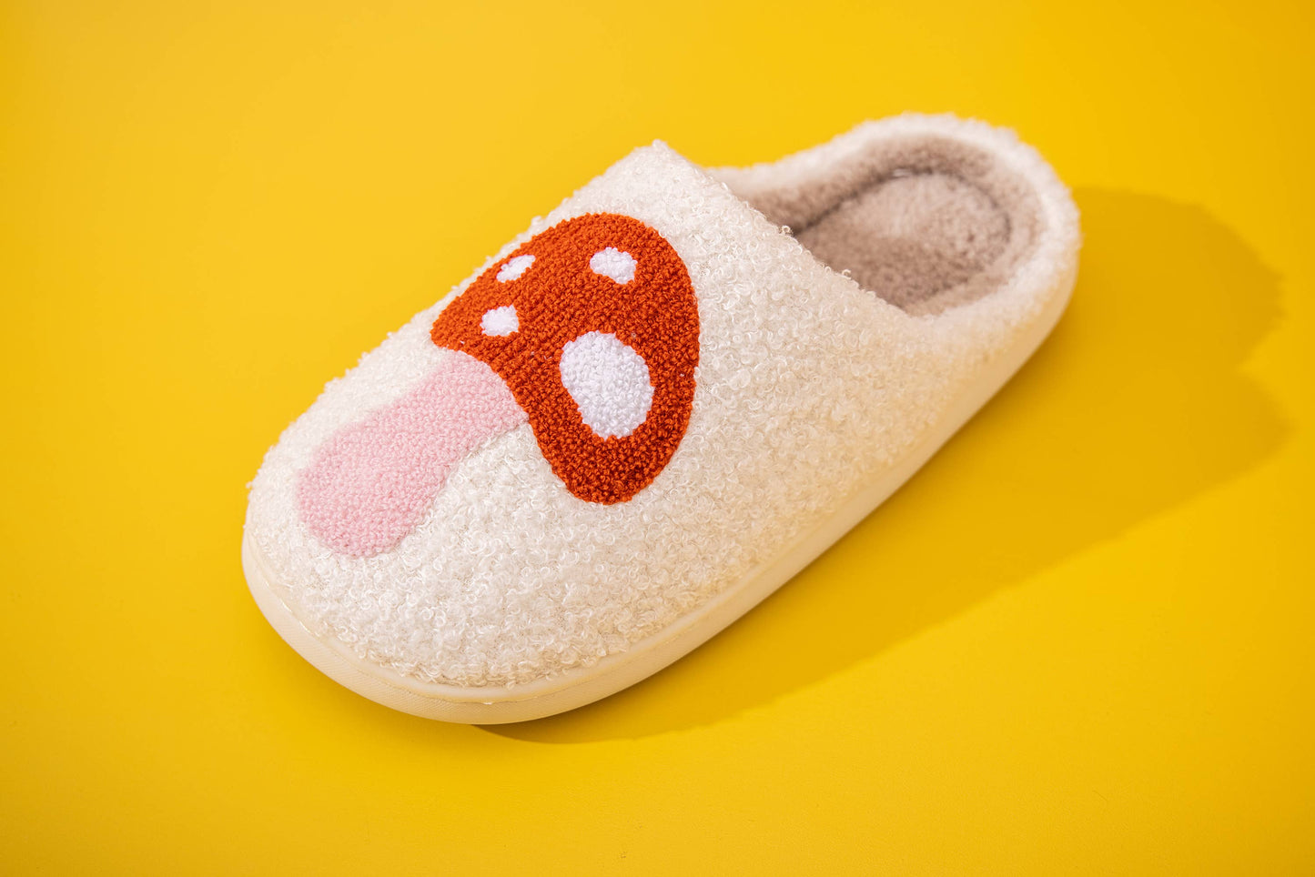 Mushroom Plush Slippers