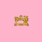 Large Sewing Machine Gold Charm