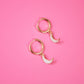 Gold Opal Moon Huggies