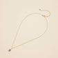 Birthstone Charm Necklace