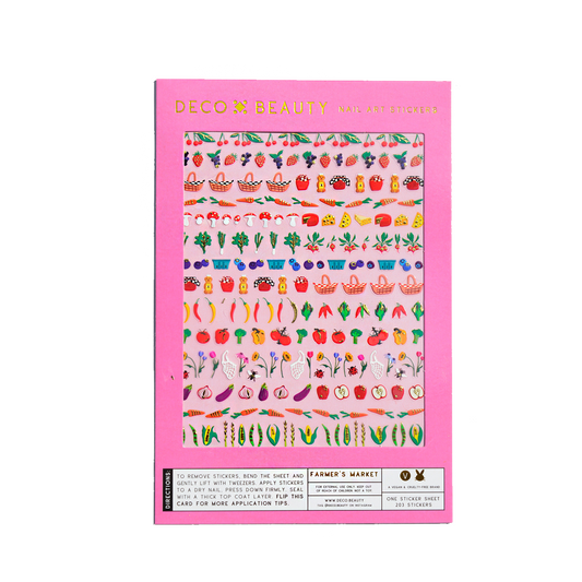 Nail Art Stickers - Farmer's Market