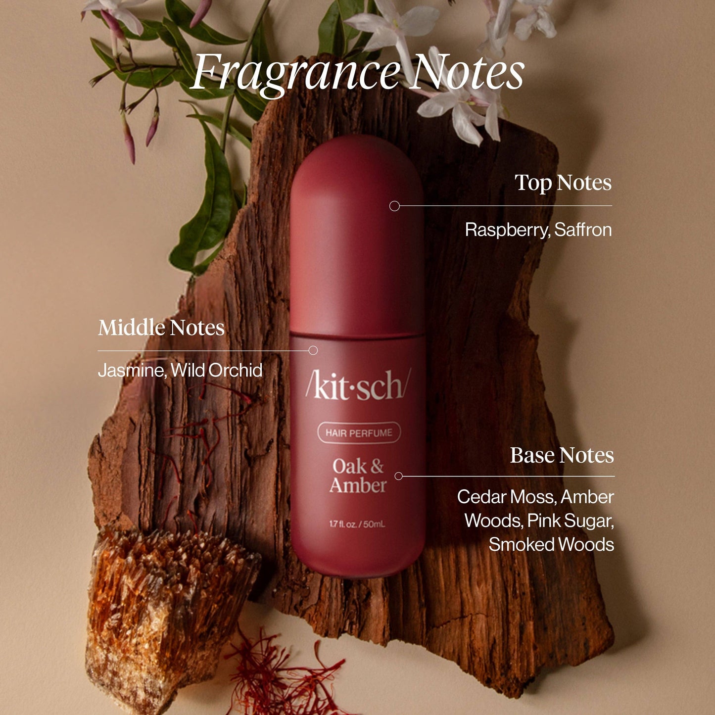 Oak & Amber - Hair & Body Perfume Mist