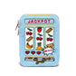 Slot Machine Velvet Jewelry Zip Case
