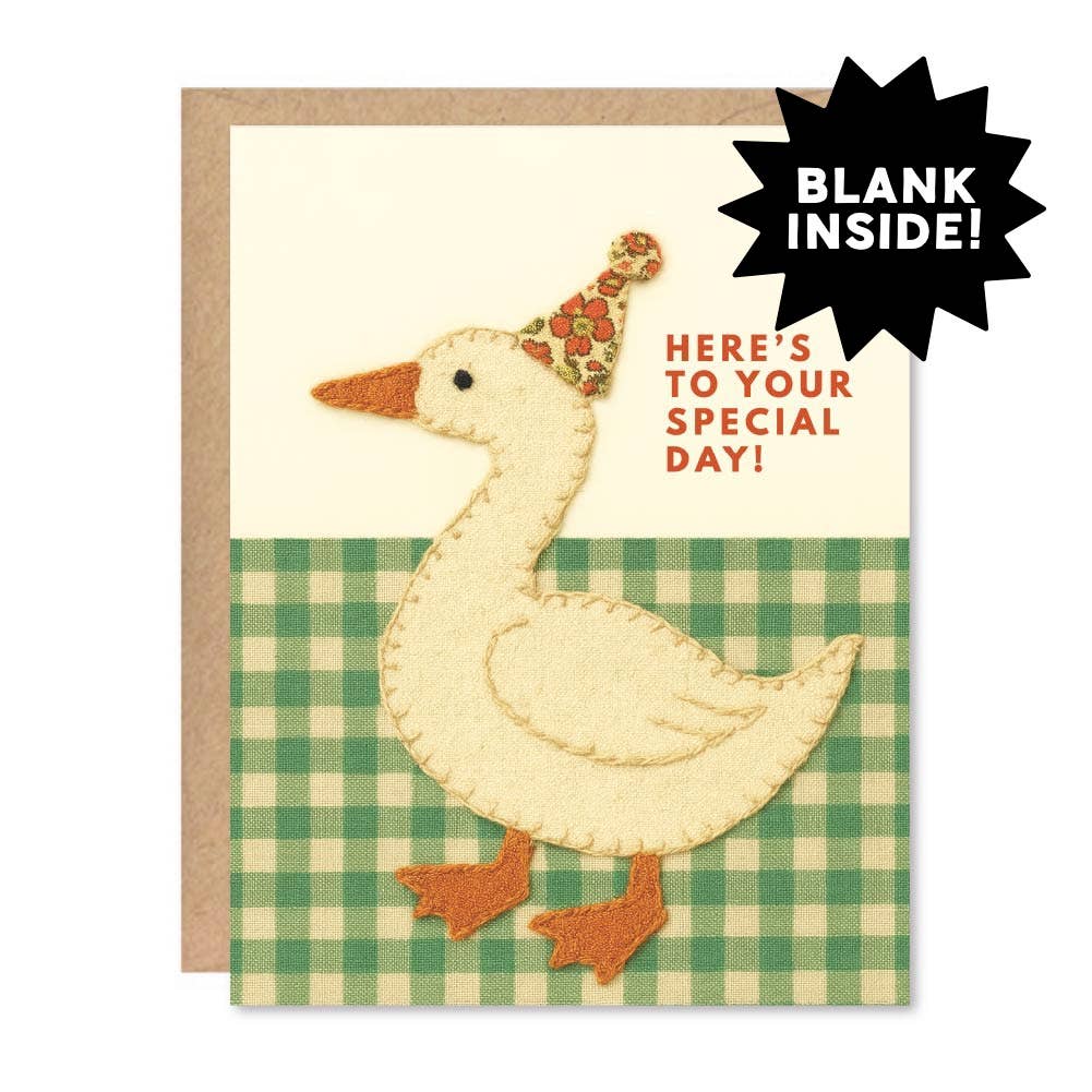 Special Day Duck Greeting Card
