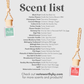 Essential Oil Car Hanger Diffusers (25 Scents)