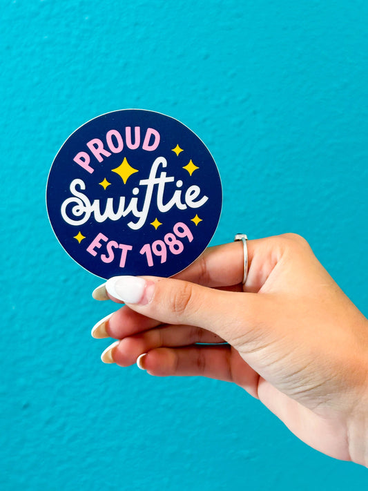 Proud Swiftie Est 1989 Sticker