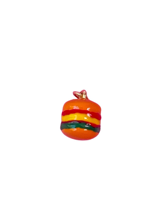 Burger Gold Charm
