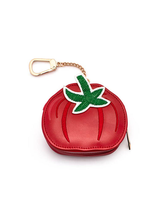Ripe Tomato Bag Charm (Reusable Shopping Bag Inside)
