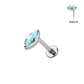 Marquis Push Pin Flat-Back Stud