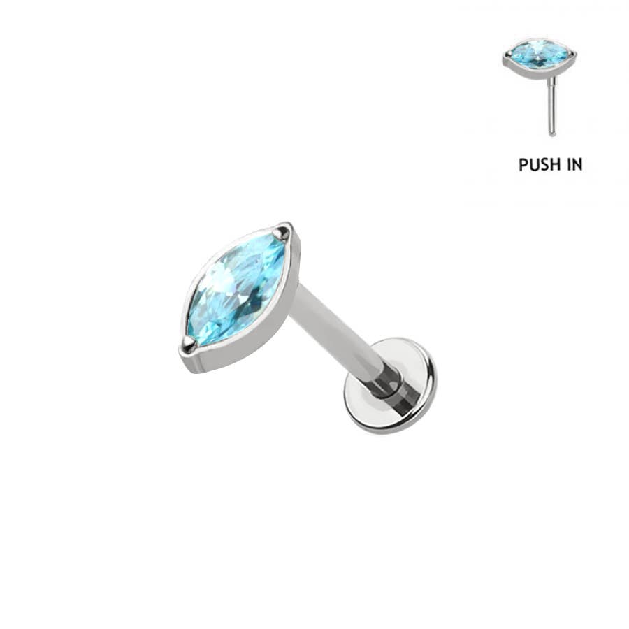 Marquis Push Pin Flat-Back Stud