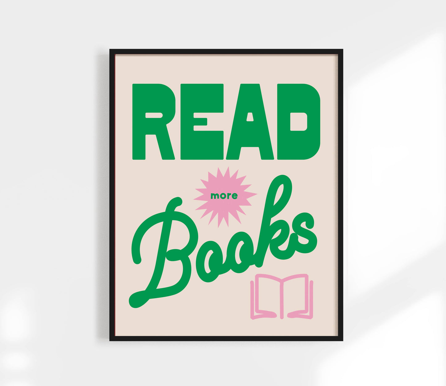 Read More Books Art Print