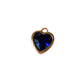 Heart Birthstone Gold Charm