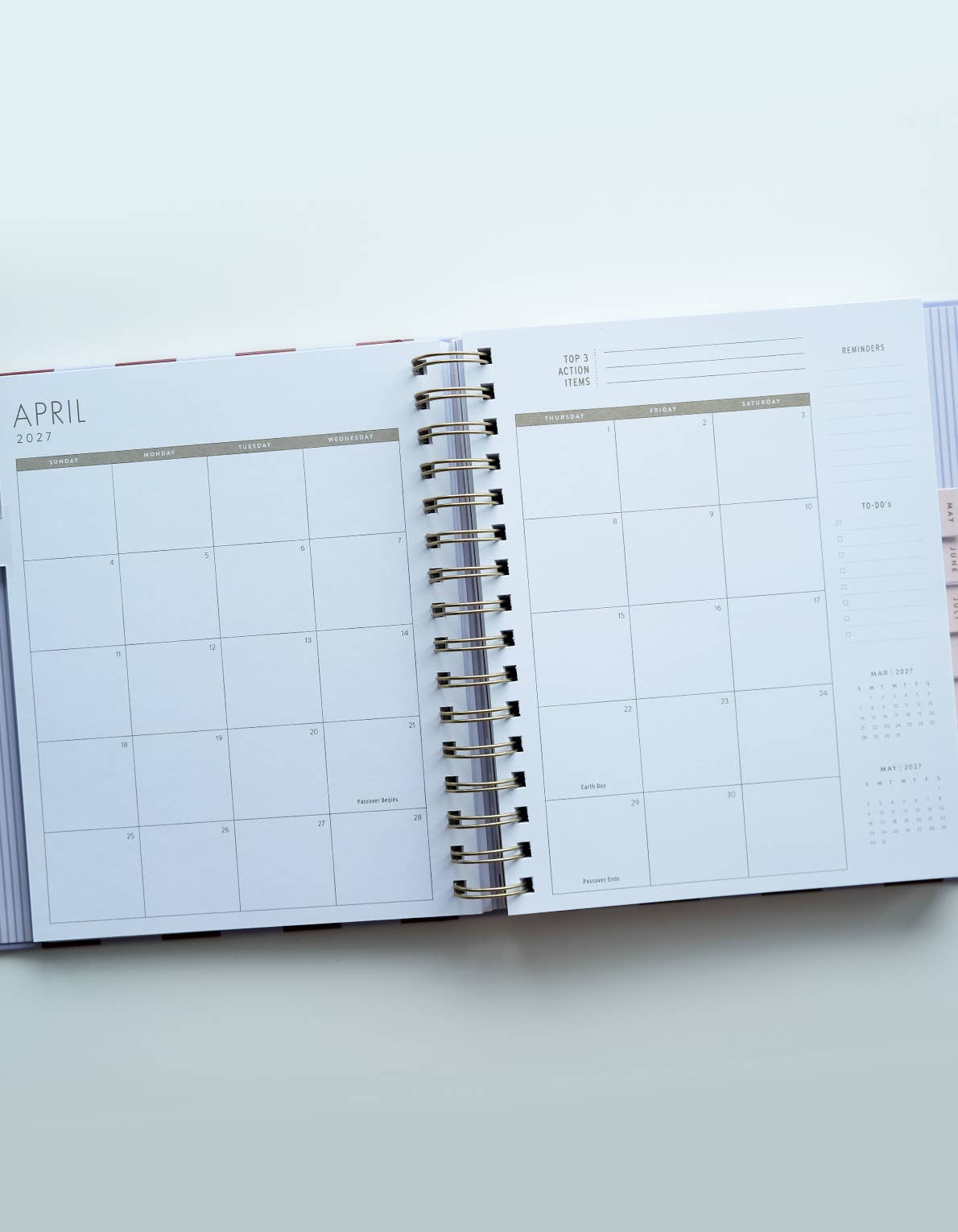 2027 Periwinkle Checks Planner