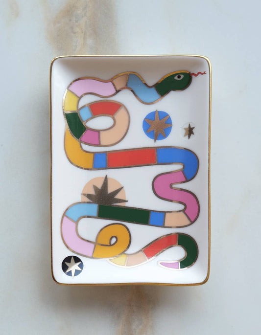 Rainbow Snake Trinket Dish