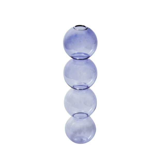 Bubble Shape Glass Vase