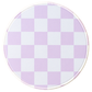 Purple Checkerboard Mousepad