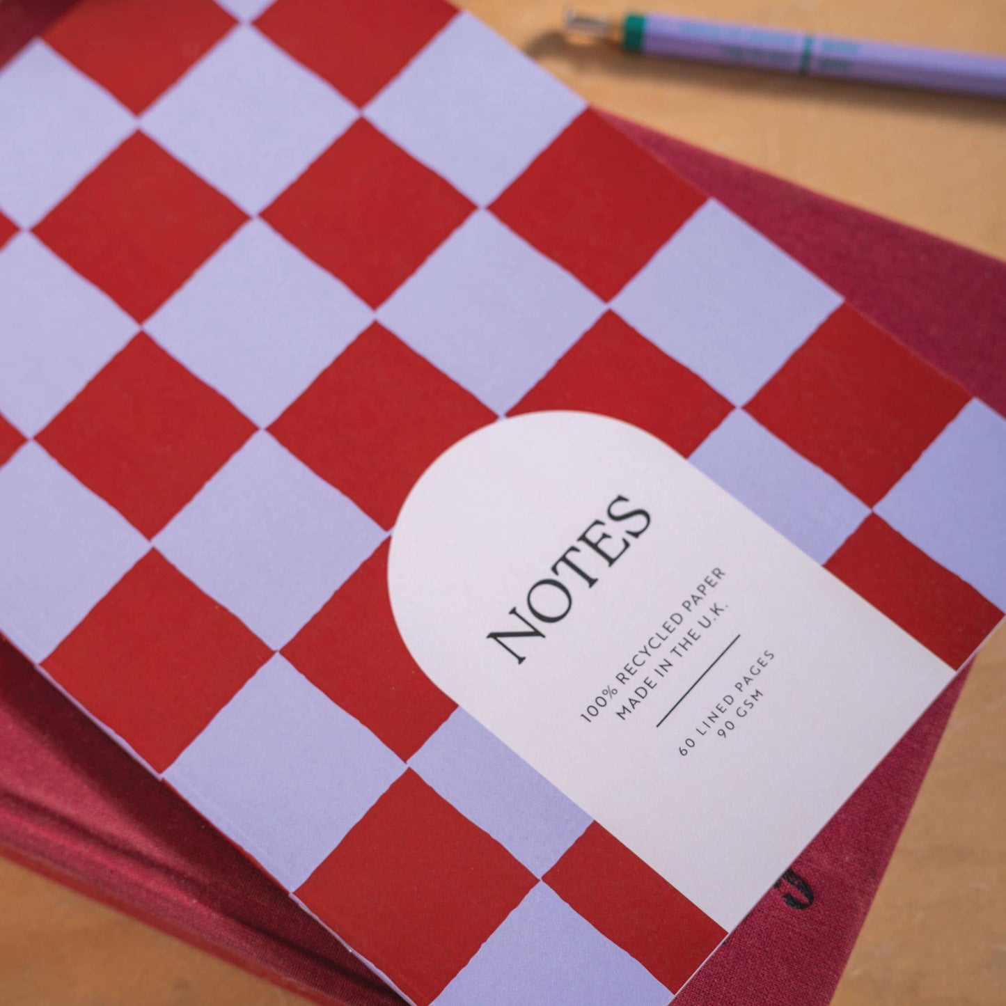 Blueberry Check Notebook