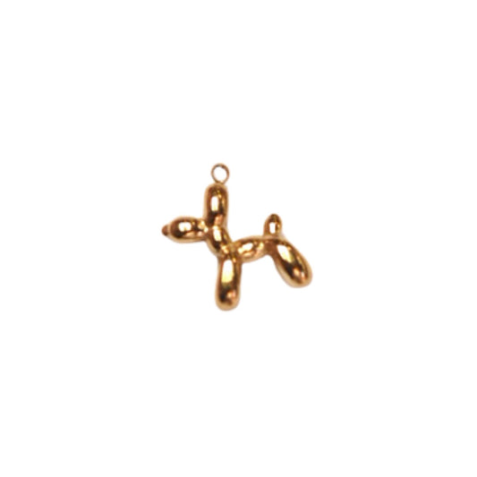 Balloon Animal Charm (Gold + Silver)