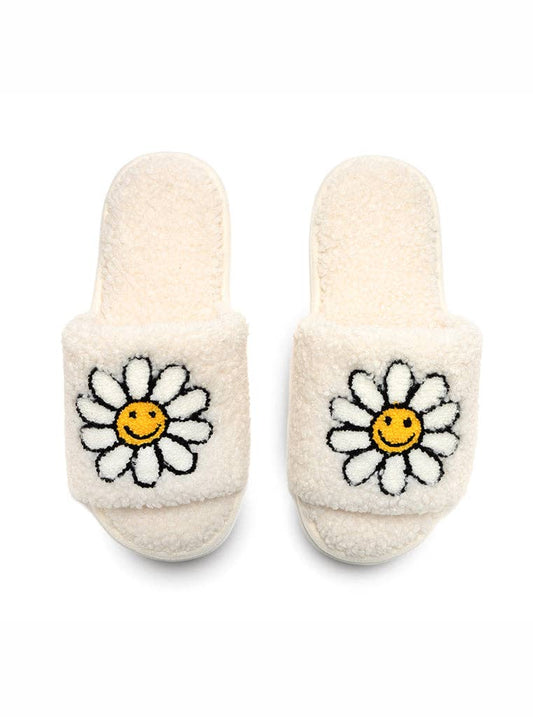 Smiling Daisies Indoor / Outdoor Slide Slippers