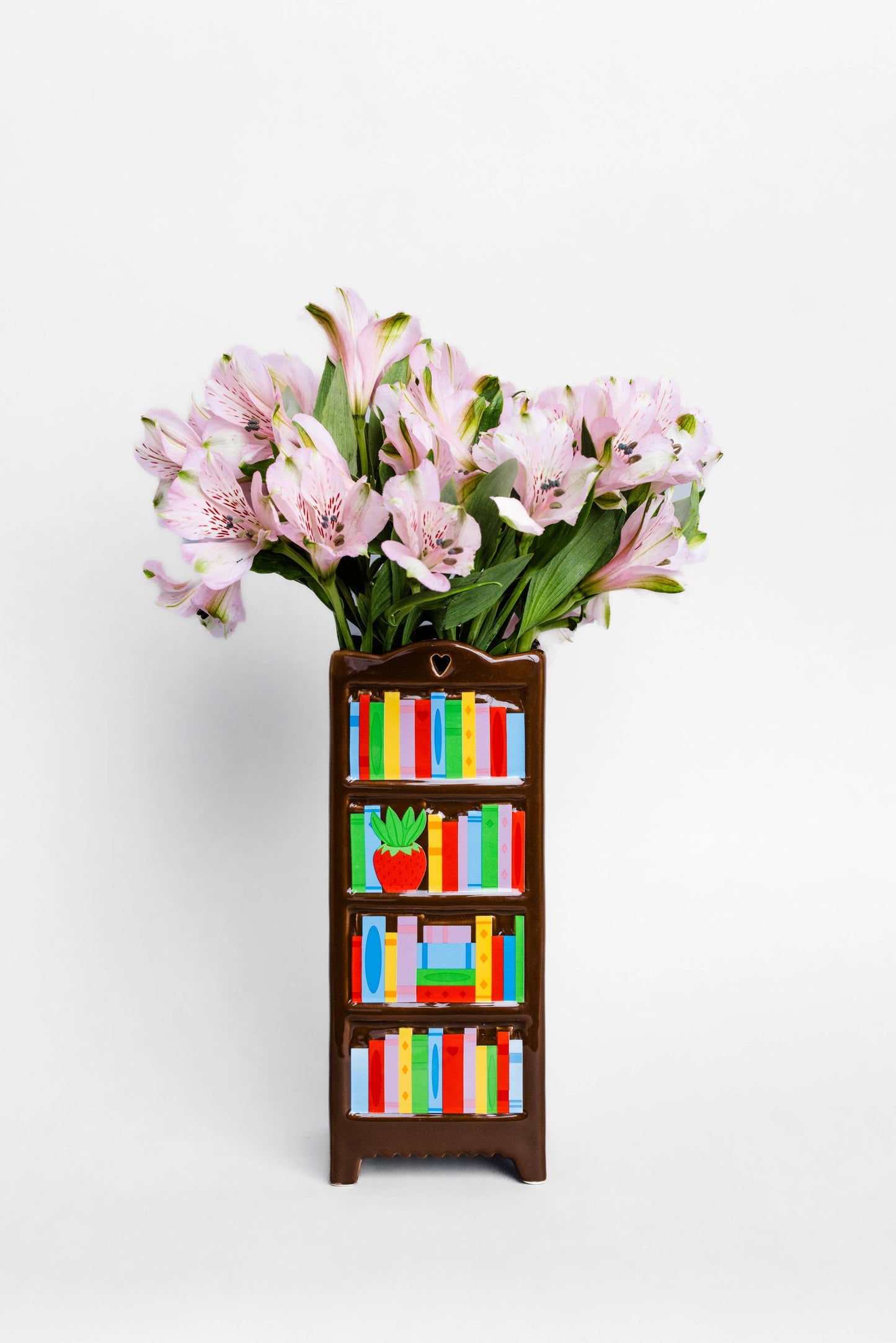 Bookshelf Ceramic Vase