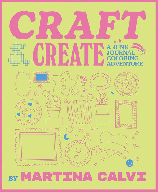 Craft & Create - Junk Journaling Coloring Book