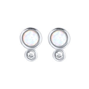 Sister Opal Studs (Gold + Silver)