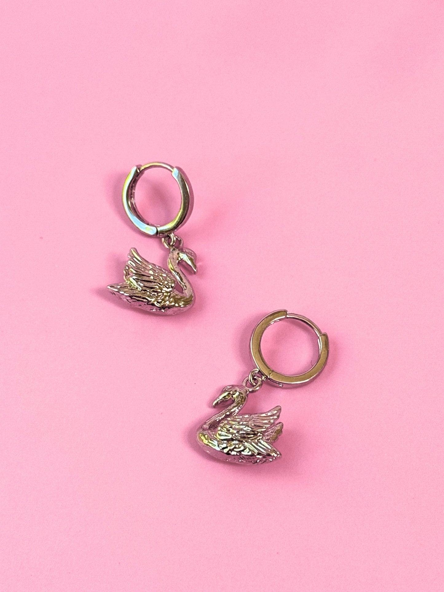 Swan Huggies (Gold + Silver)