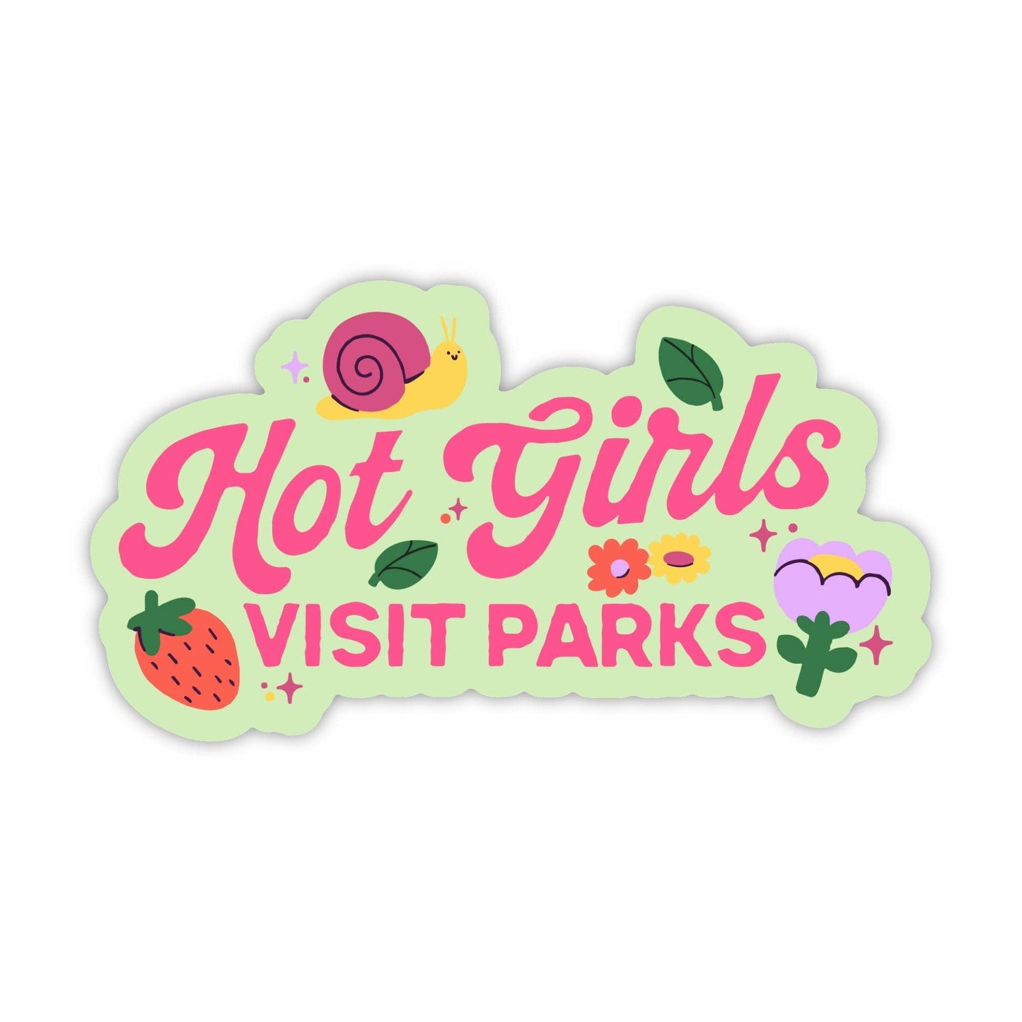 Hot Girls Visit Parks Sticker