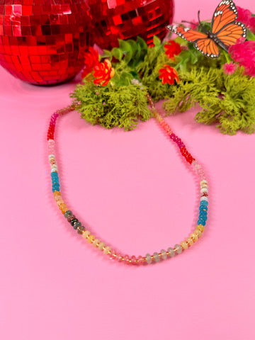 Sunset Beaded Necklace