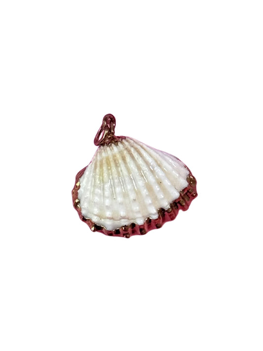 Gold Laced Shell Charm