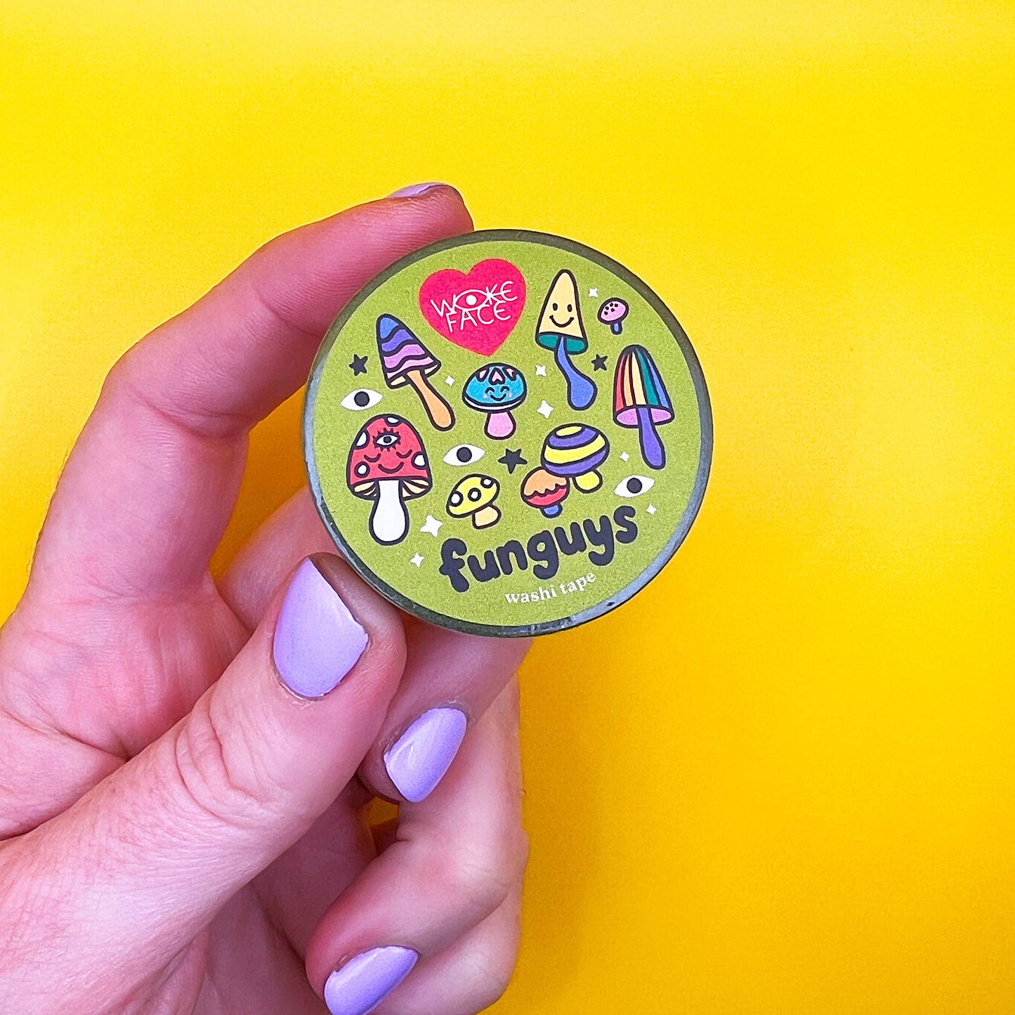 Funguys Print Washi Tape