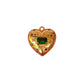 Bejeweled Heart Gold Charm