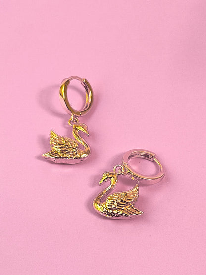 Swan Huggies (Gold + Silver)