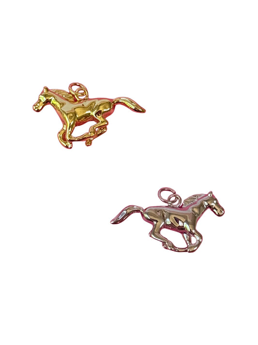 Horse Girl Charm (Gold + Silver)