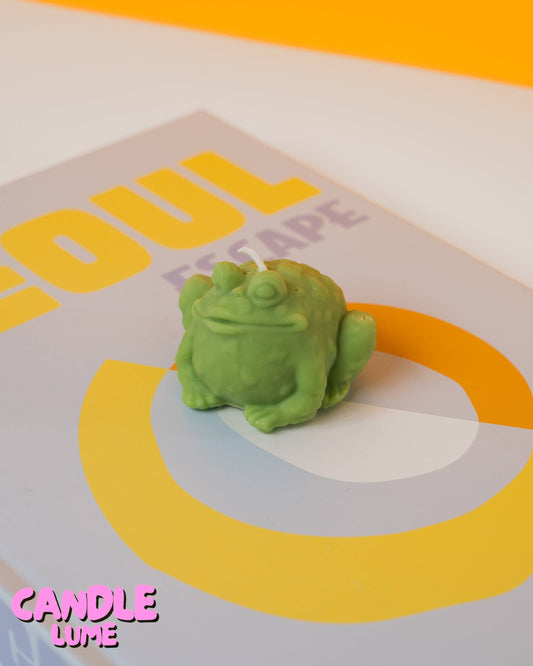 Good Luck Toad Candle
