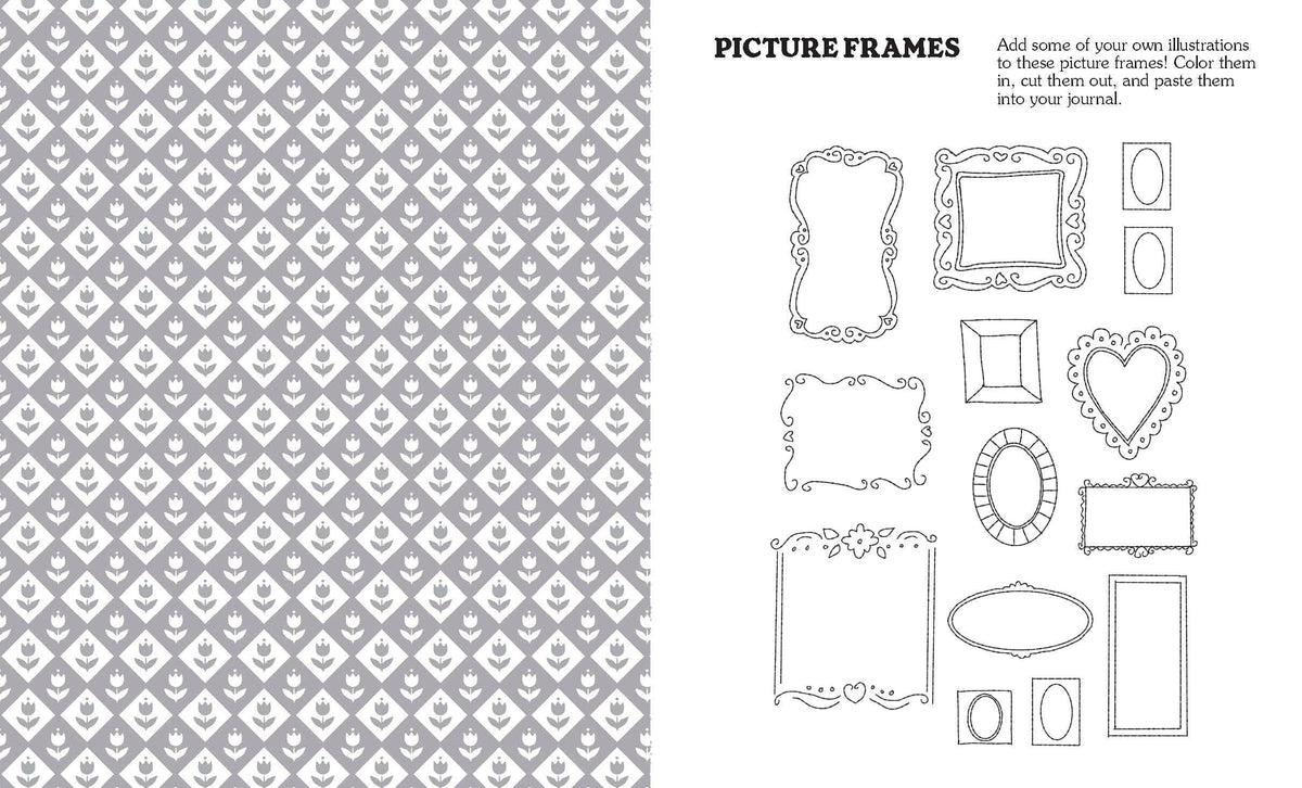 Craft & Create - Junk Journaling Coloring Book