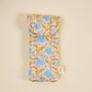 Puffy Sunglasses Case–Poppin' Petals Aqua
