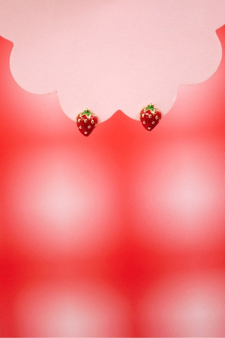 Sweet Strawberry Studs